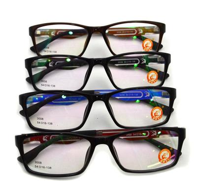 新款 品牌超轻眼镜批发 时尚款TR90方框光学眼镜L6 性价
